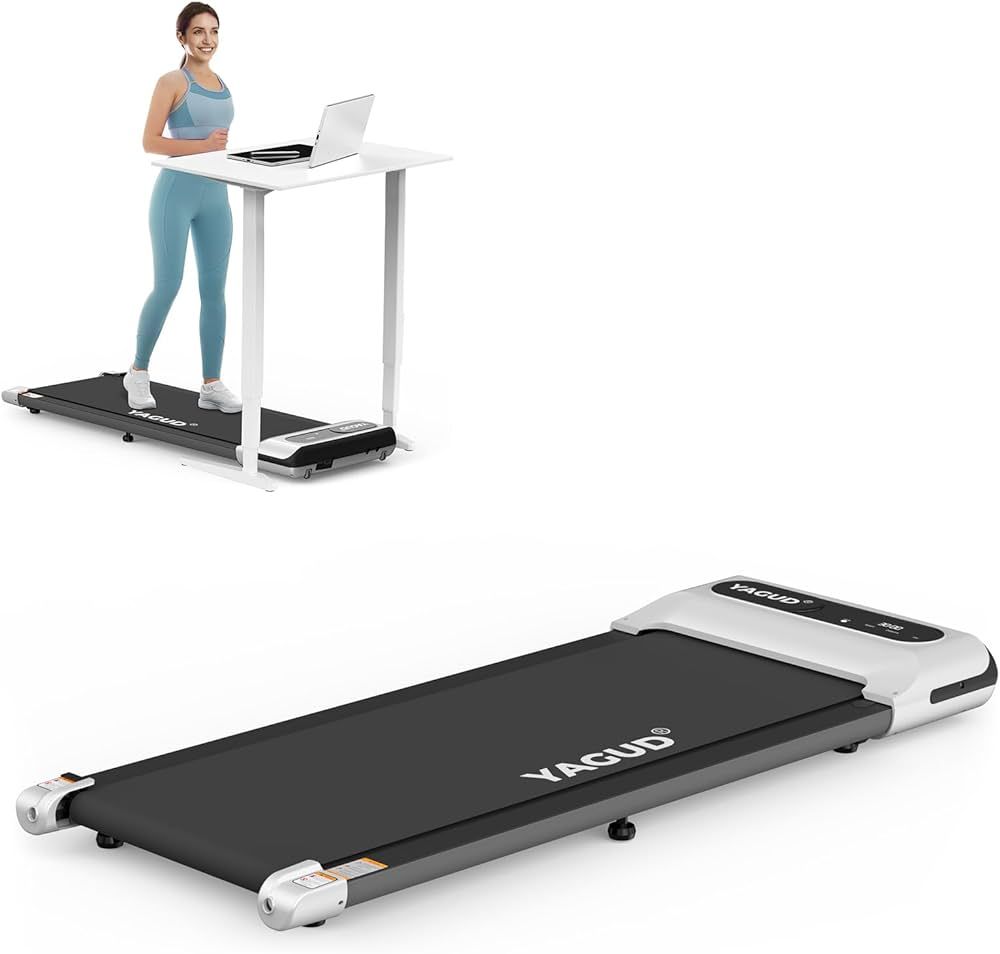 Under Desk Treadmill, Walking Pad for Home and Office, 2.5 HP Portable Walking Jogging Running Ma... | Amazon (US)