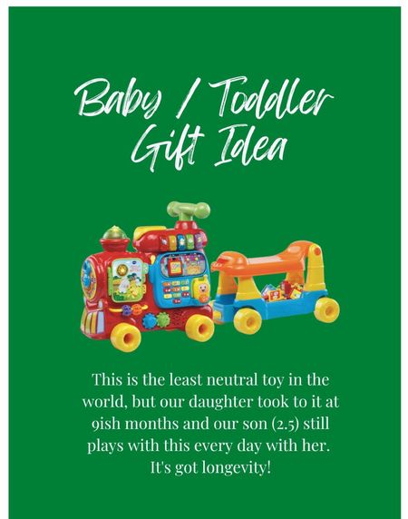 Both our children (1 & 2.5) play with this every single day together and apart. It’s got staying power! Despite it’s bright colors and songs. 😂

#LTKGiftGuide #LTKbaby #LTKkids