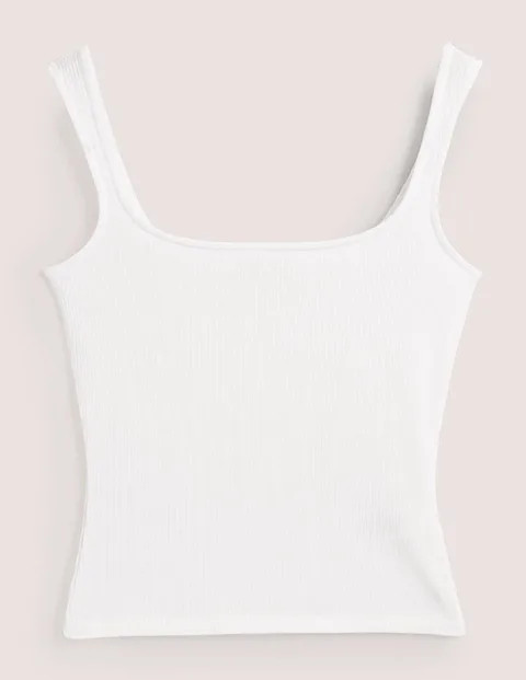 Soft Ribbed Vest | Boden (UK & IE)