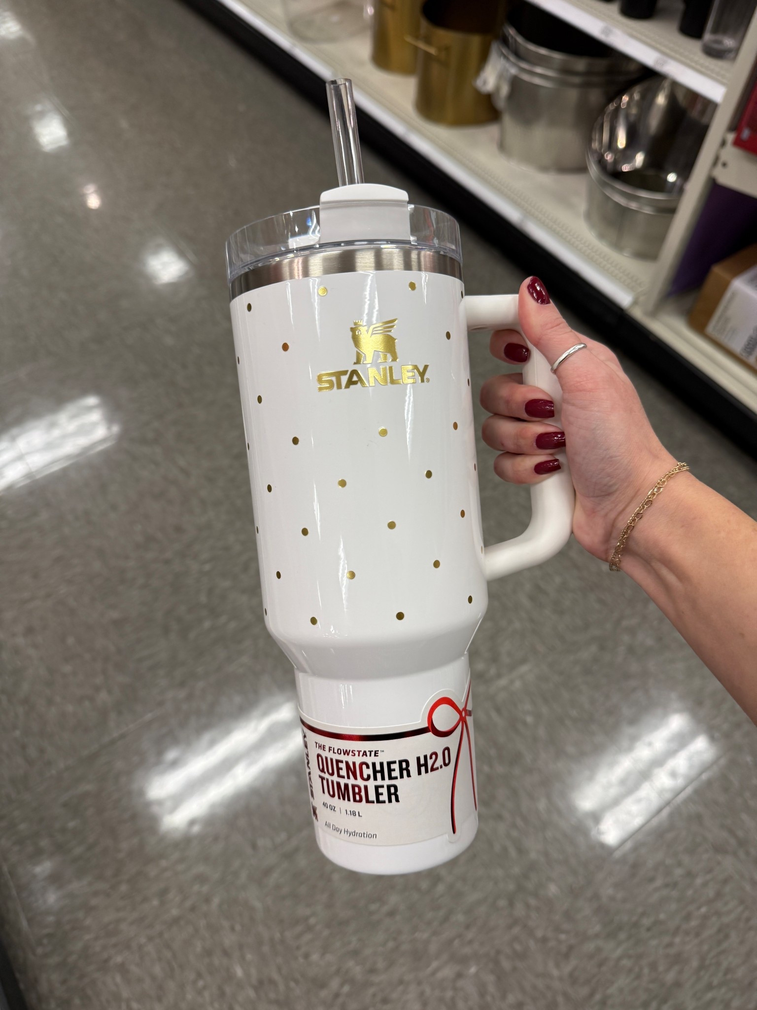 I’m loving this Stanley!!! The polka dots are so cute! This would make a great gift. It also comes in a few sizes too!!

Tumbler, coffee mug, Stanley, hydration, gift guide, gifts for her, gifts for teens, gifts for girls 

#LTKHome #LTKFindsUnder50 #LTKGiftGuide