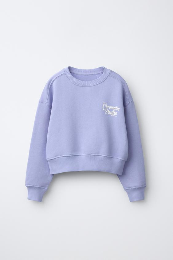 TEXT PRINT SWEATSHIRT | Zara US