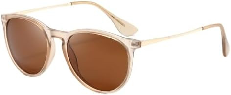 CHBP Polarized Sunglasses for Women Men - Trendy 2026 Vintage Classic Retro Round Mirrored Lens D... | Amazon (US)
