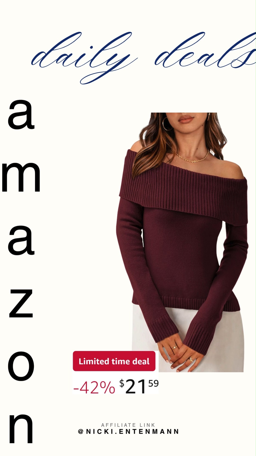 Chic charm meets cozy flair with PRETTYGARDEN Off the Shoulder Sweater Women Trendy Fall Date Night Tops crafted for elegance and comfort. Perfect for evenings, it blends style, warmth, and confidence seamlessly. #prettygarden #offsweaters #fallfashion #datenightstyle #trendytops #fashionfinds #styleessentials #ootdfashion #amazonfinds #shoppingdeal 👗🍂✨ 

 #LTKootd #LTKSeasonal #LTKSaleAlert