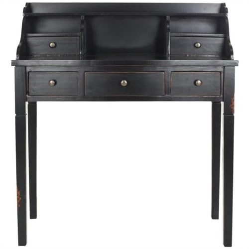Safavieh American Homes Collection Landon Distressed Black Writing Desk | Amazon (US)