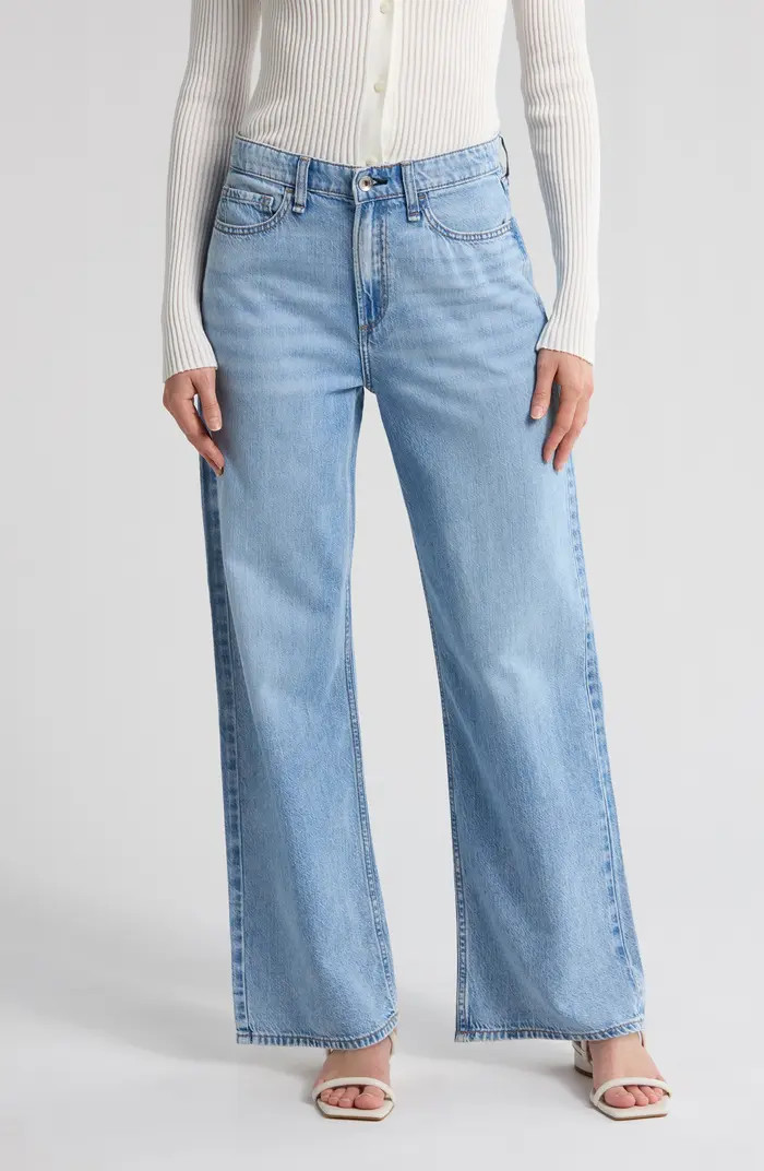 rag & bone Lori High Waist Wide Leg Jeans | Nordstromrack | Nordstrom Rack