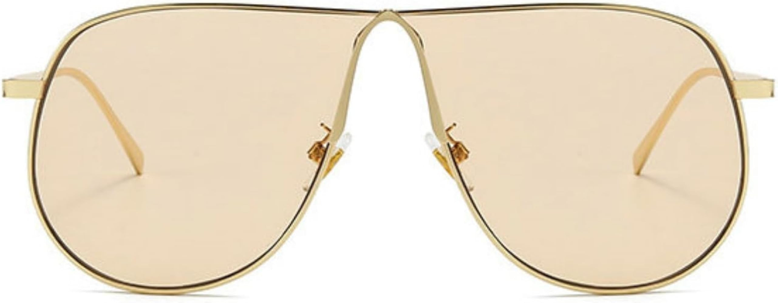 willochra 70s Oversized Pilot Sunglasses For Women Retro Cute 2025 Gold Metal Square Sun Glasses ... | Amazon (US)