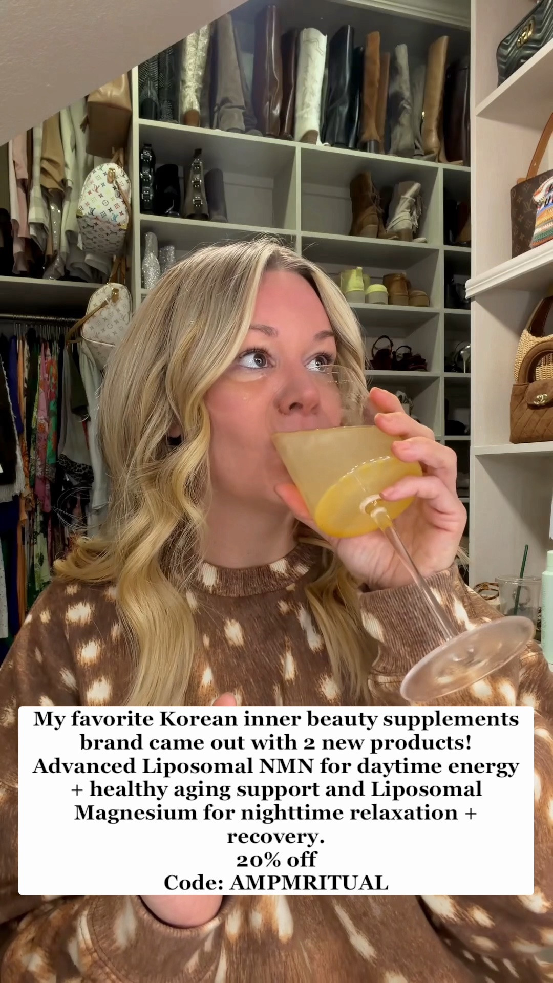 My favorite Korean skincare brand with supplements that give you beauty and glow within, came out with two new products !!! you will love these! Use code : AMPMRITUAL for 20% off @ha.routine_usa #ad
