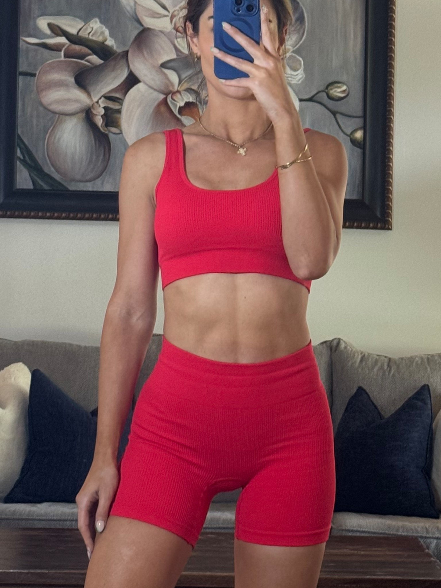 Wearing a size small! I’m 5’6” and 130lbs. for reference! 

#LTKFindsUnder50 #LTKActive #LTKStyleTip