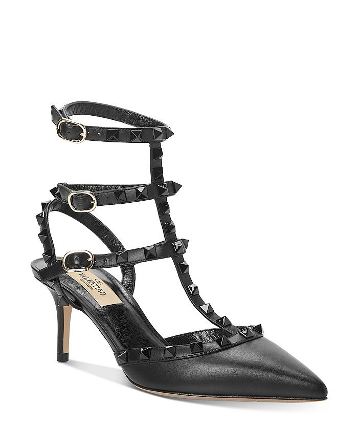 Women's Rockstud Cage Pointed Toe Pumps | Bloomingdale's (US)
