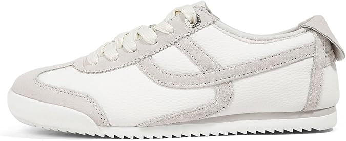 LUCKY STEP Women's Retro Fashion Sneakers Thin Sole Casual Walking Lightweight Tennis Trainers Ru... | Amazon (US)