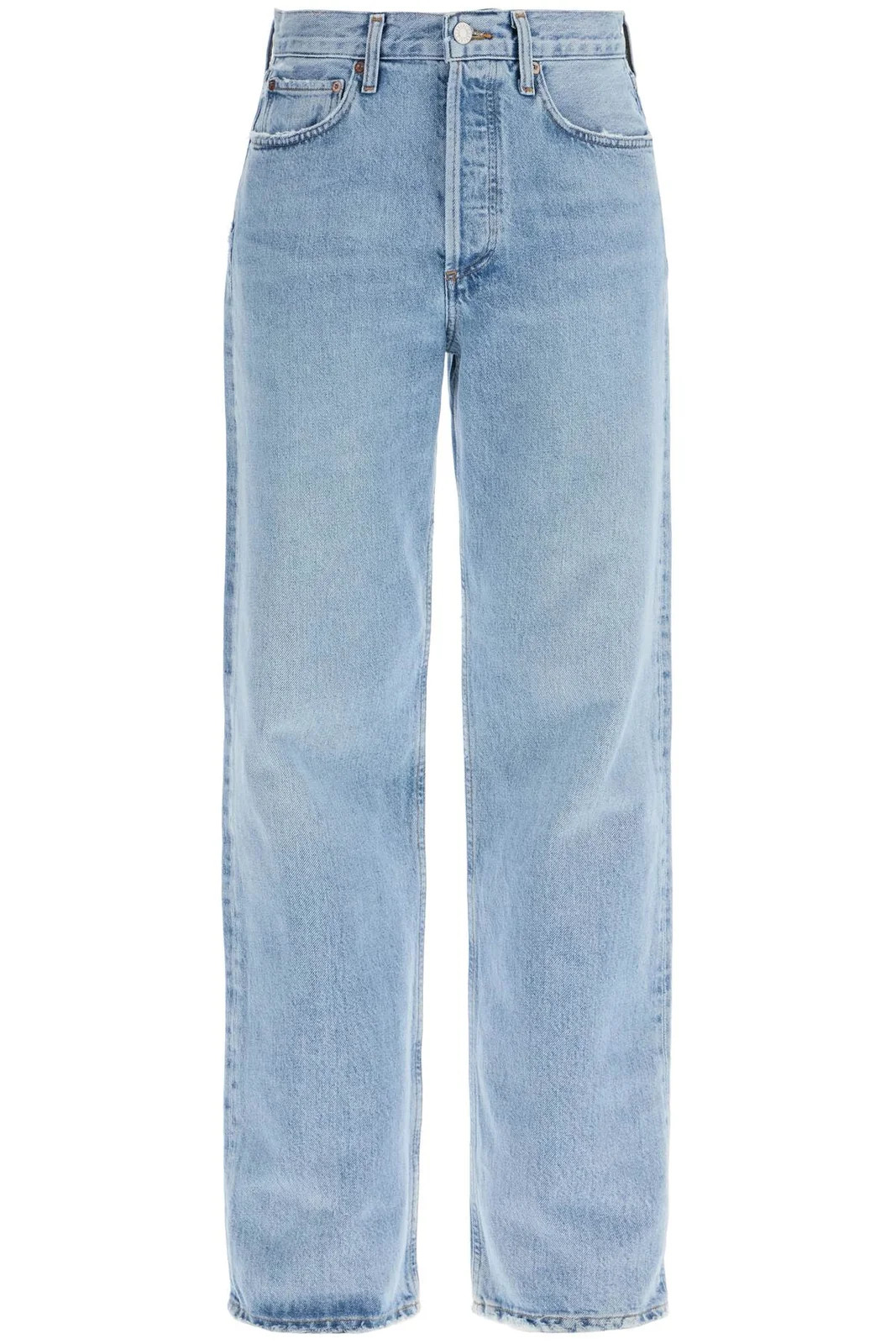 AGOLDE Kelly High-Rise Straight Leg Jeans | Cettire Global