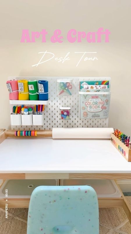 Playroom Art & craft desk 

#LTKkids #LTKbaby #LTKfamily