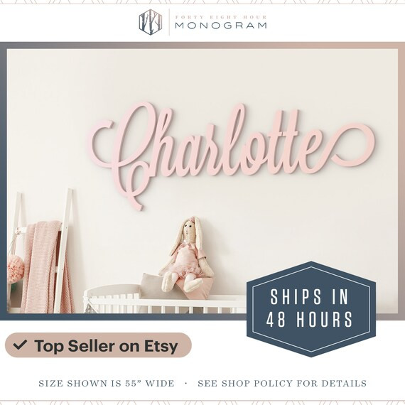 Wooden Name sign 12" to 55" wide! Office large Wooden name sign letters Baby Name Wooden nursery ... | Etsy (US)