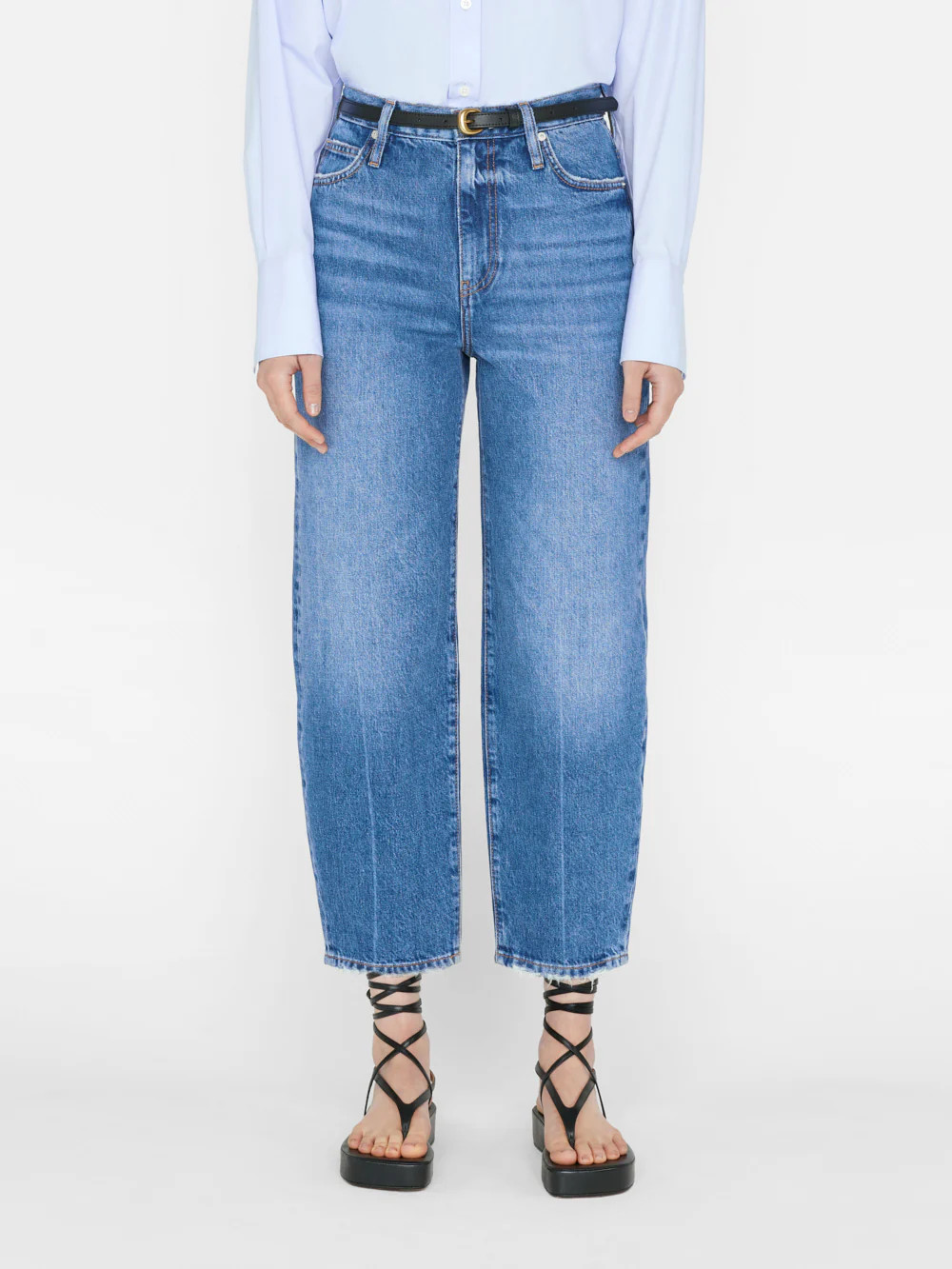 Ultra High Rise Barrel -- Del Amo Grind | Frame Denim