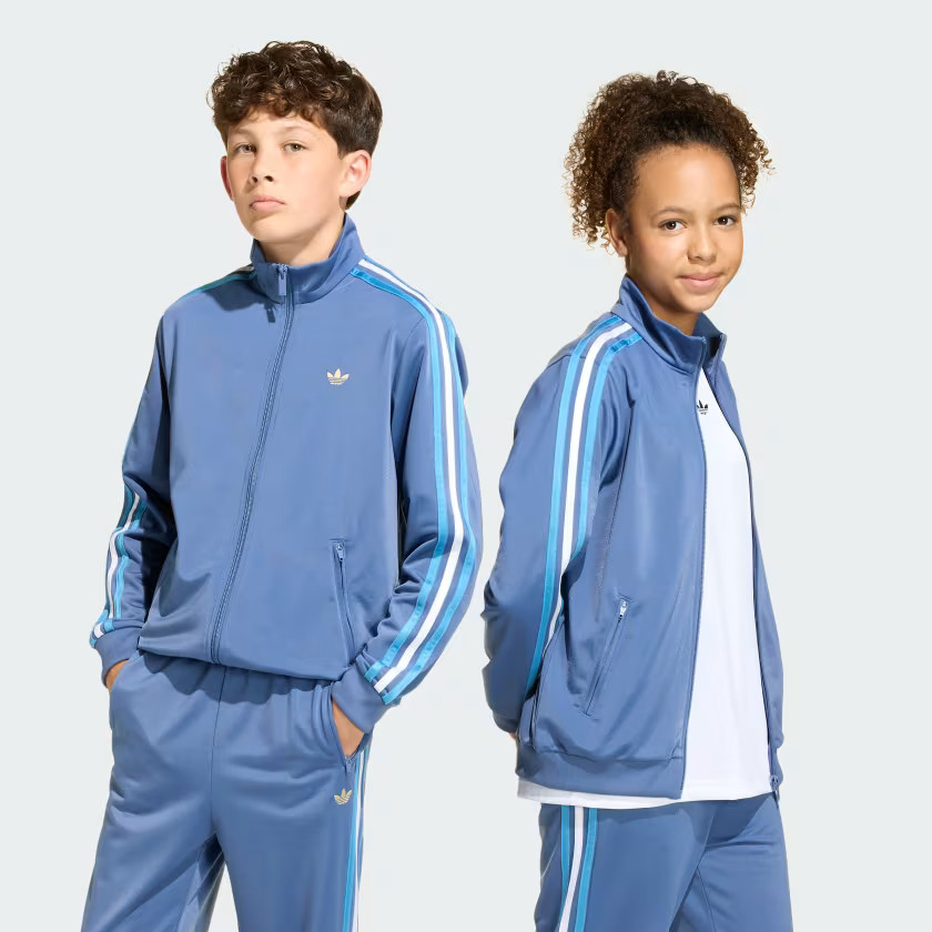 adidas FIREBIRD LOOSE TRACK TOP - Blue | Free Shipping with adiClub | adidas US | adidas (US)