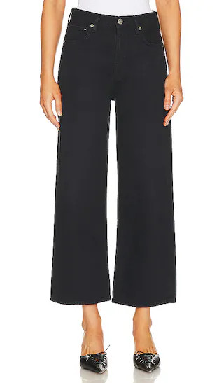 Ren High Rise Wide Leg in Scowl | Revolve Clothing (Global)