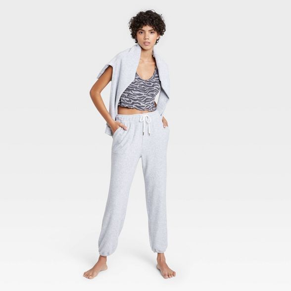 Women's Reverse Fleece Lounge Jogger Pants - Colsie™ | Target