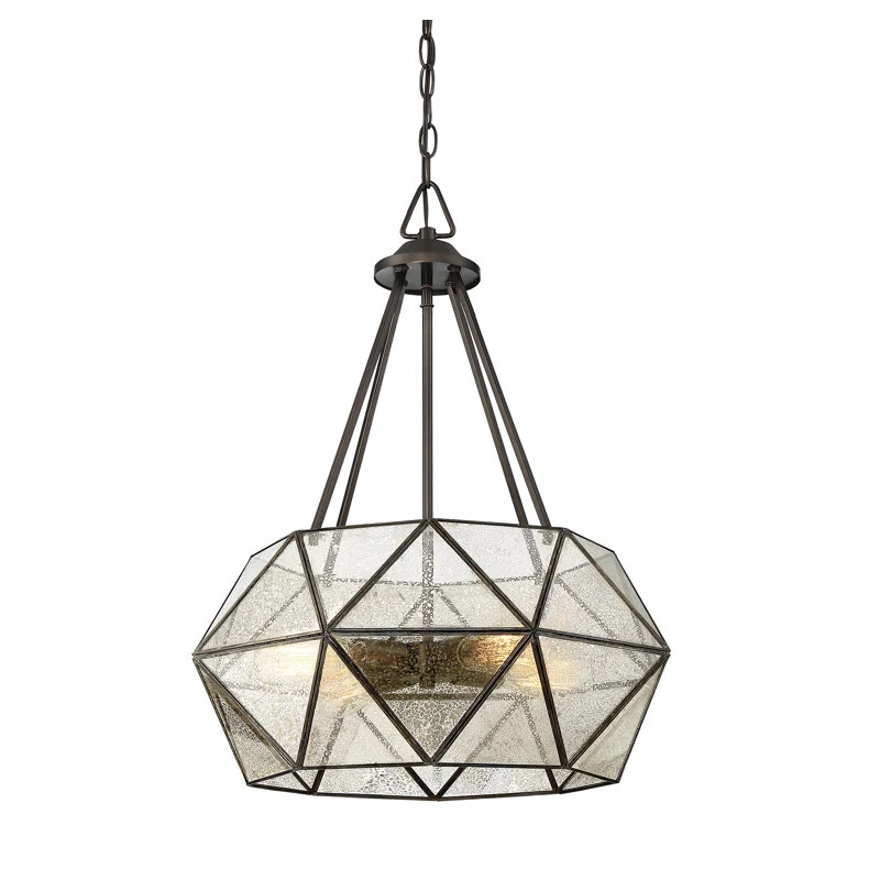 Sky 4 - Light Unique / Statement Geometric Chandelier | Wayfair North America