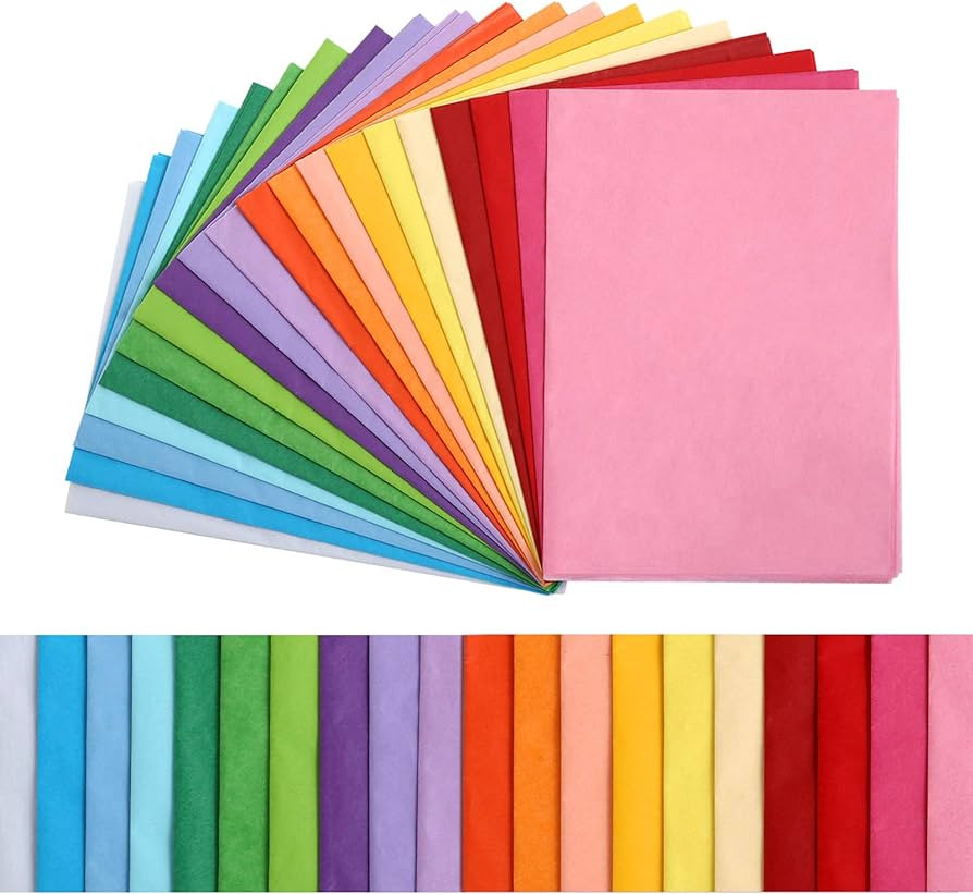 KESOTE Colored Tissue Paper for Gift Bags Crafts, 14" x 20" Tissue Paper Bulk 100 Sheets Gift Pap... | Amazon (US)