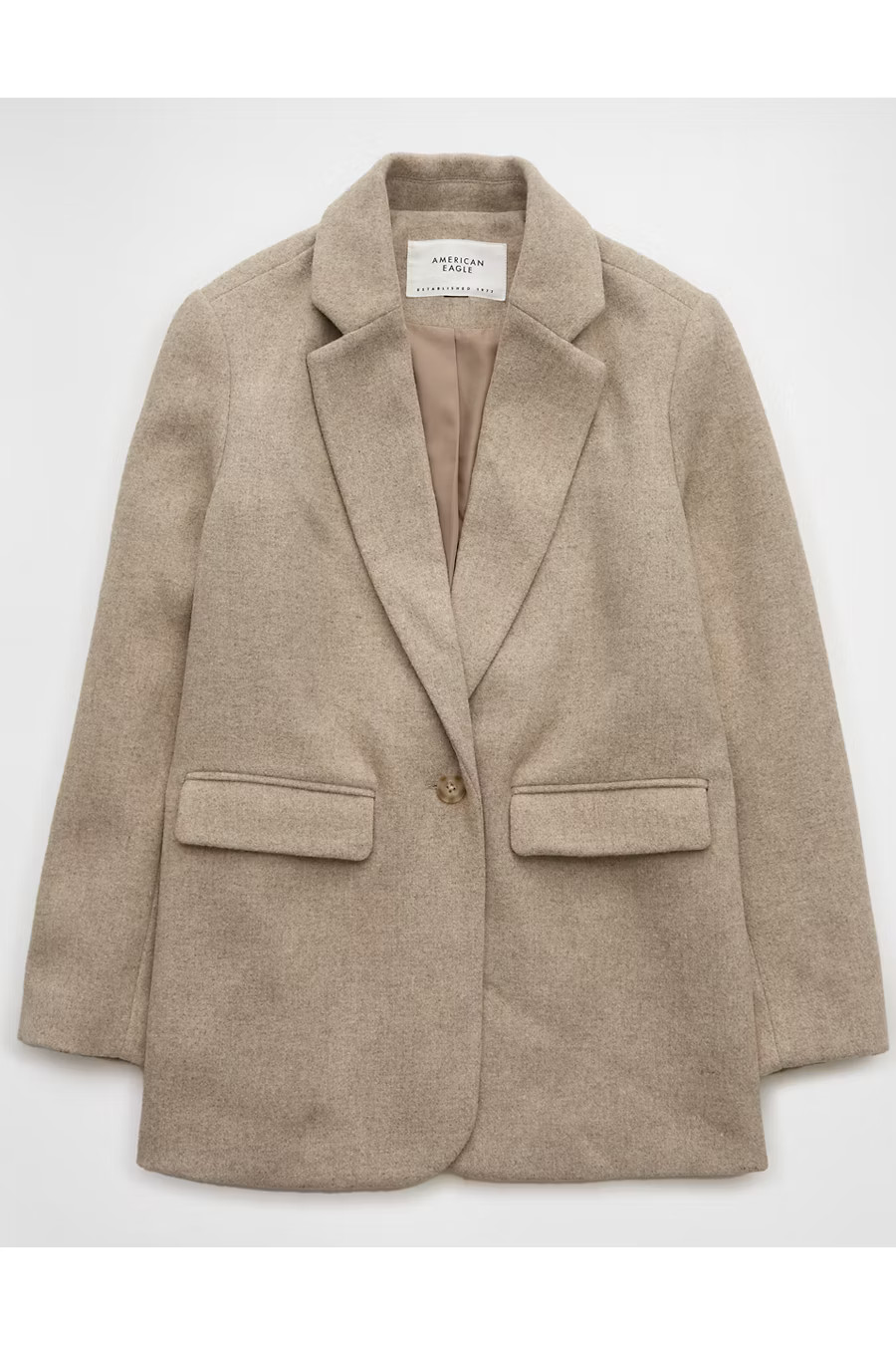 AE Classic Blazer Women's Brown XXS | American Eagle Outfitters (US & CA)