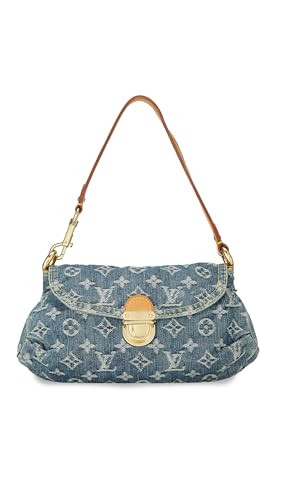 Louis Vuitton Denim Pleaty Mini Shoulder Bag - Blue - One Size | Amazon (US)