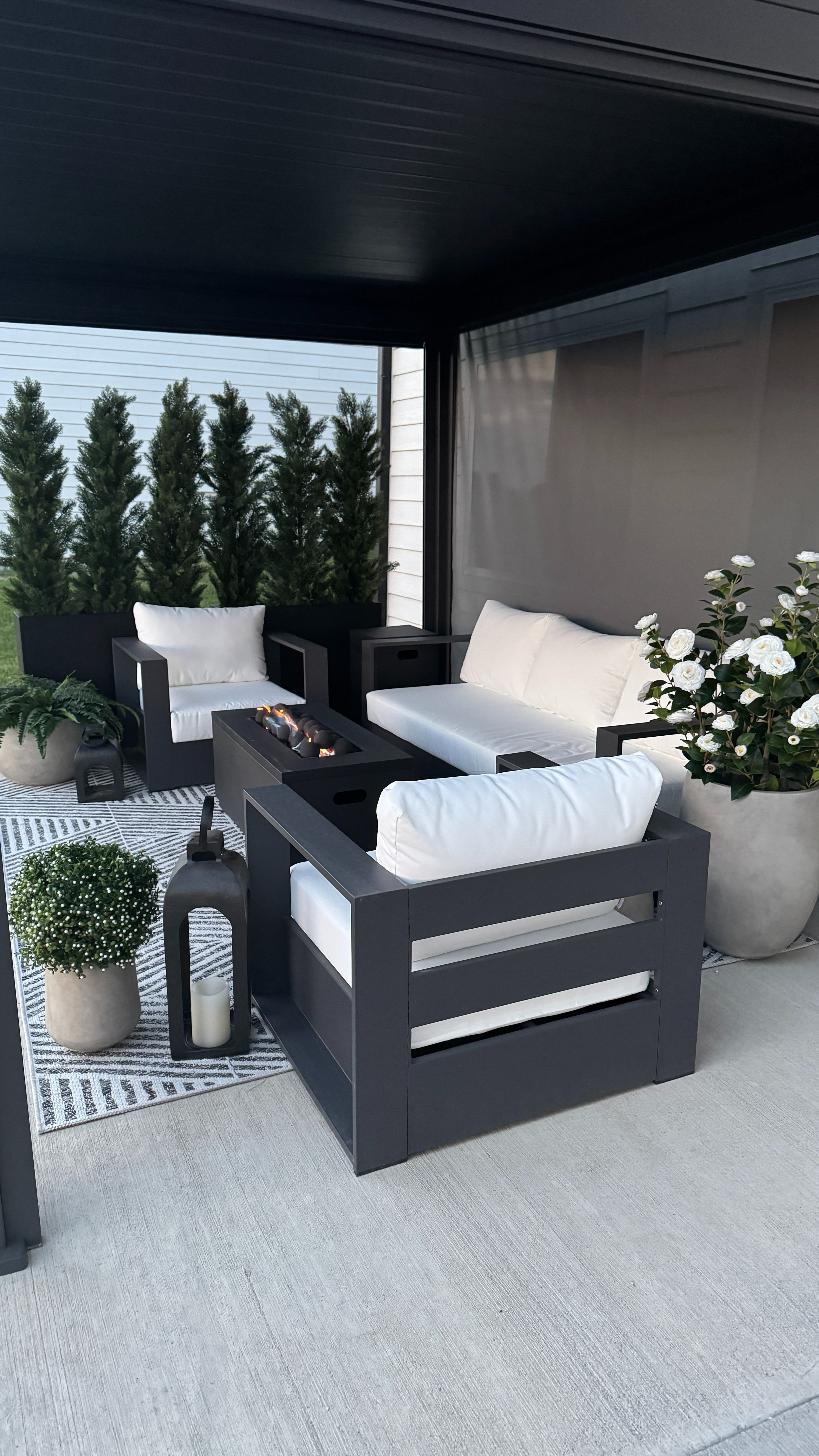 We love our outdoor patio pieces and they’re top sellers for a reason, and even better they’re on sale this week. The seating, faux cedar and floral trees, planters, lanterns, a rug, and a pergola with shade that all come together to create the coziest outdoor space. 

 

#LTKHome #LTKSaleAlert