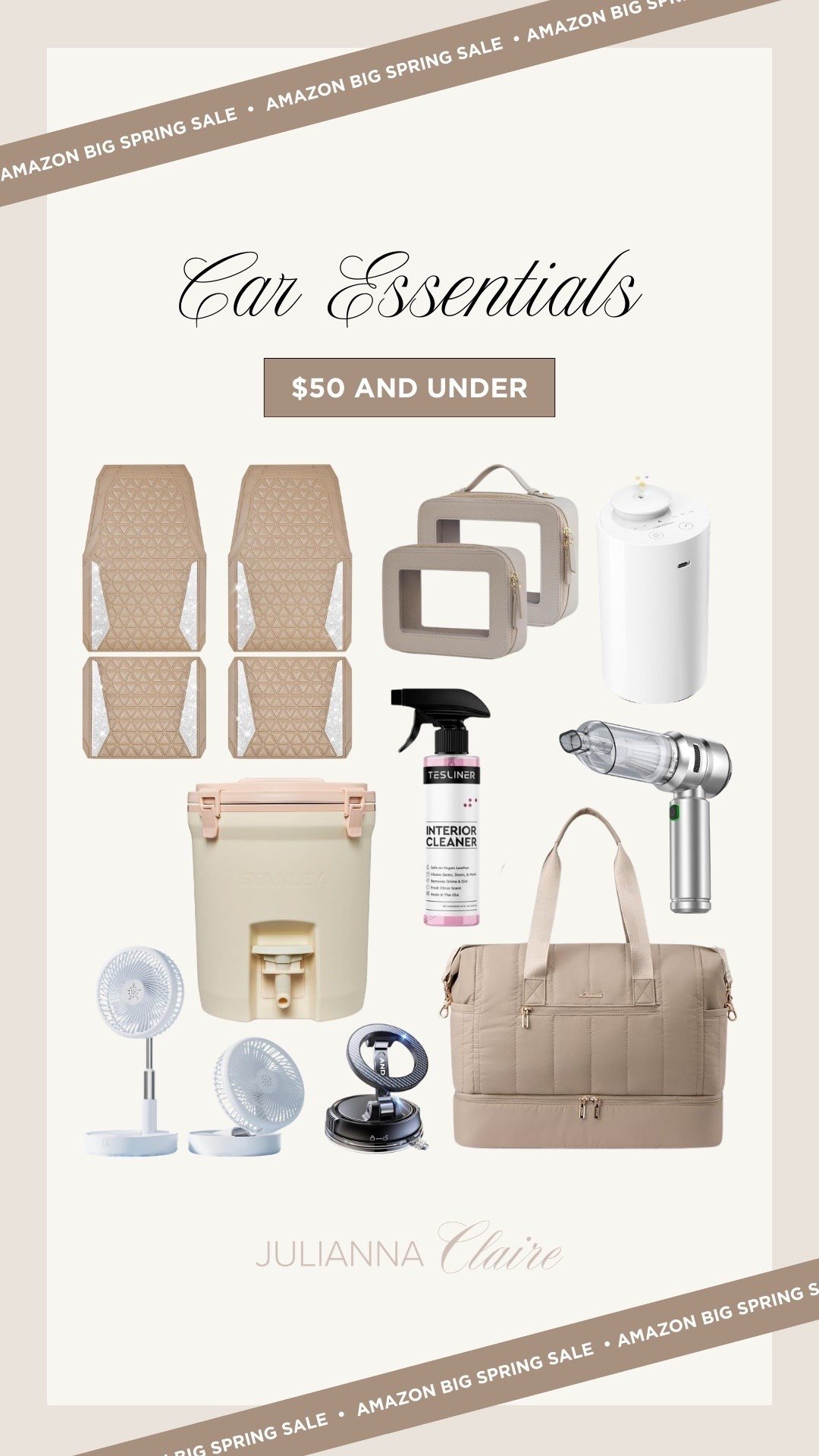 Amazon big spring sale deals! Car essentials $50 and under!

#LTKTravel #LTKSaleAlert