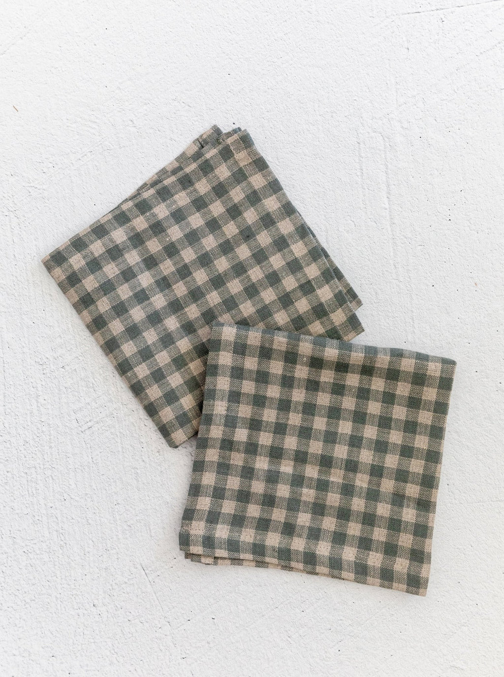 Green Check Tea Napkin | House of Jade Home
