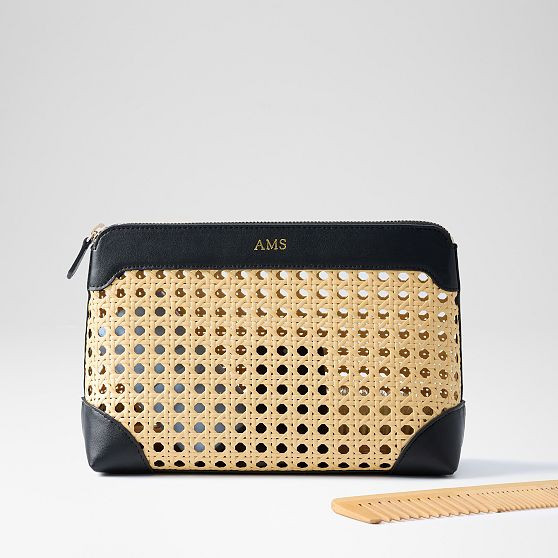 Waterproof Caning Pouch, Black | Mark and Graham