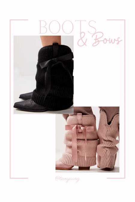 Bow boots | cowboy boots 

#LTKSeasonal #LTKshoecrush