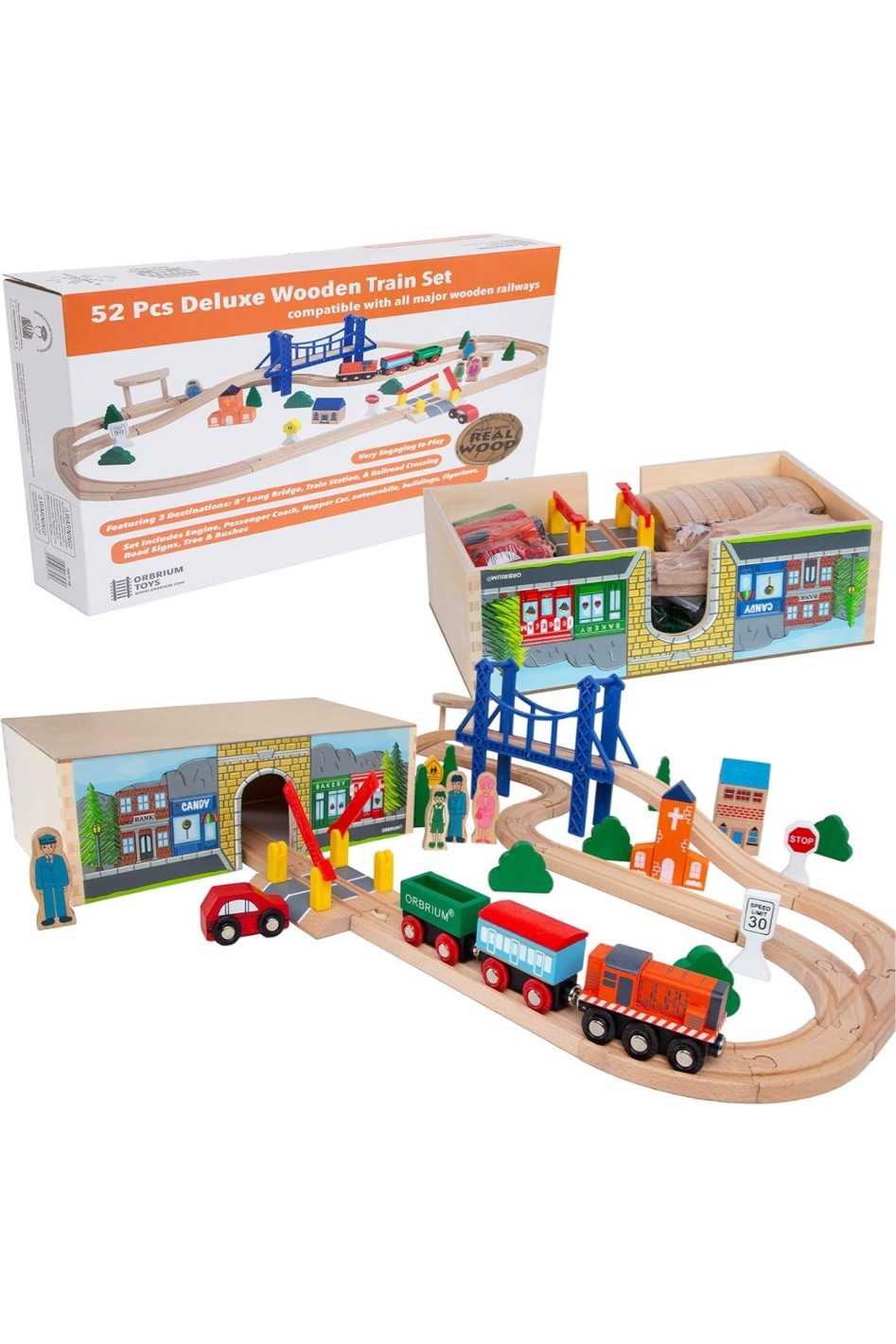 The best beginner train set for toddlers. We got the 52pc set  

#LTKKids #LTKFamily #LTKHome