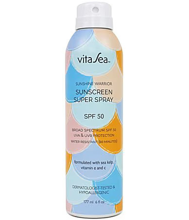 VitaSea Suncare Sunshine Warrior Sunscreen Super Spray SPF 50 - 6 oz. | Dillard's