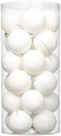 Jusdreen 24pcs Christmas Balls Ornaments for Xmas Tree Shatterproof Christmas Tree Hanging Balls Dec | Amazon (US)