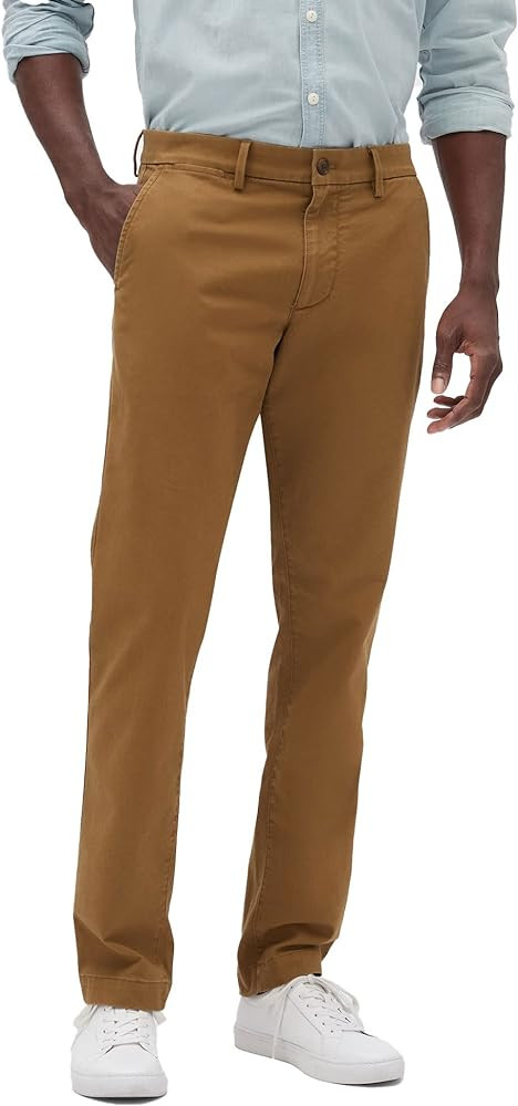 GAP Men's Essential Slim Fit Khaki Chino Pants | Amazon (US)