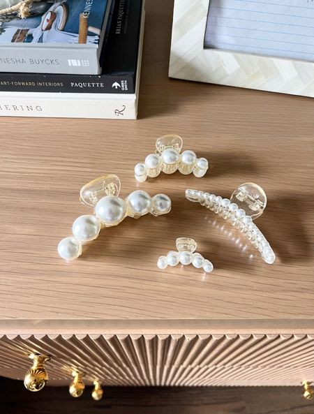 These Pearl clips are so great and come as a set of 4! So, so affordable. Cute for kids too! 

#LTKbeauty #LTKstyletip #LTKfindsunder50