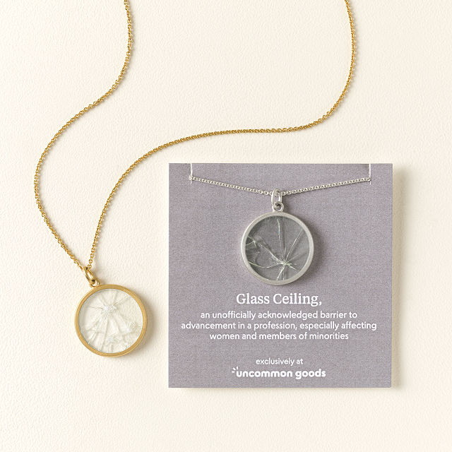 Shattered Glass Ceiling Necklace | UncommonGoods
