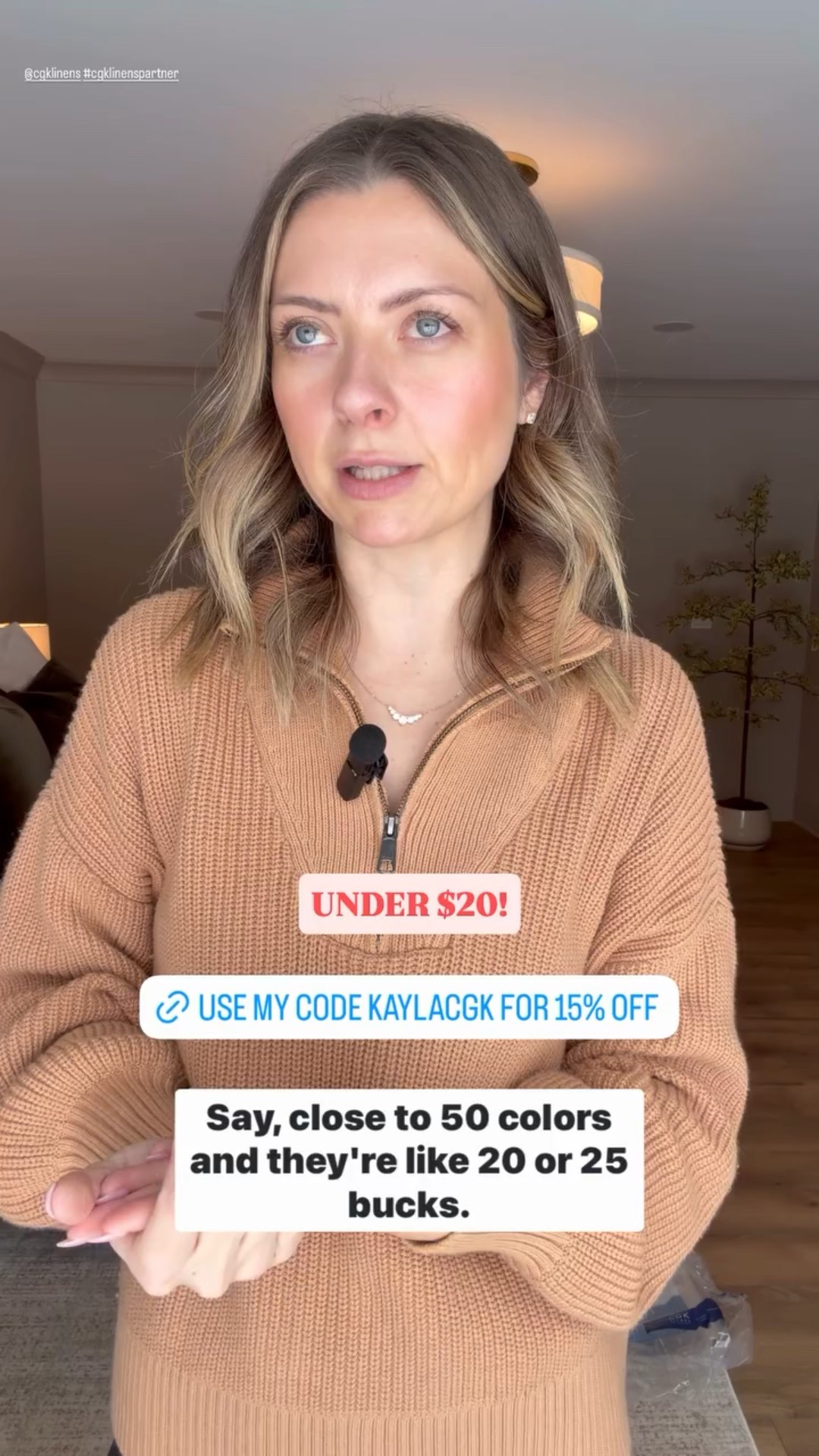 @cgklinens #cgklinenspartner  UNDER $20!