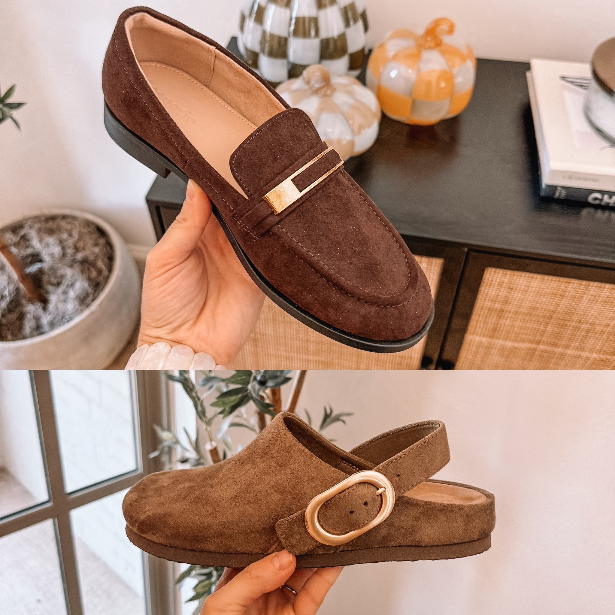 Our favorite clogs are back in stock!! AND these loafers are under $30 too! @Walmart #walmartpartner #walmartstyle