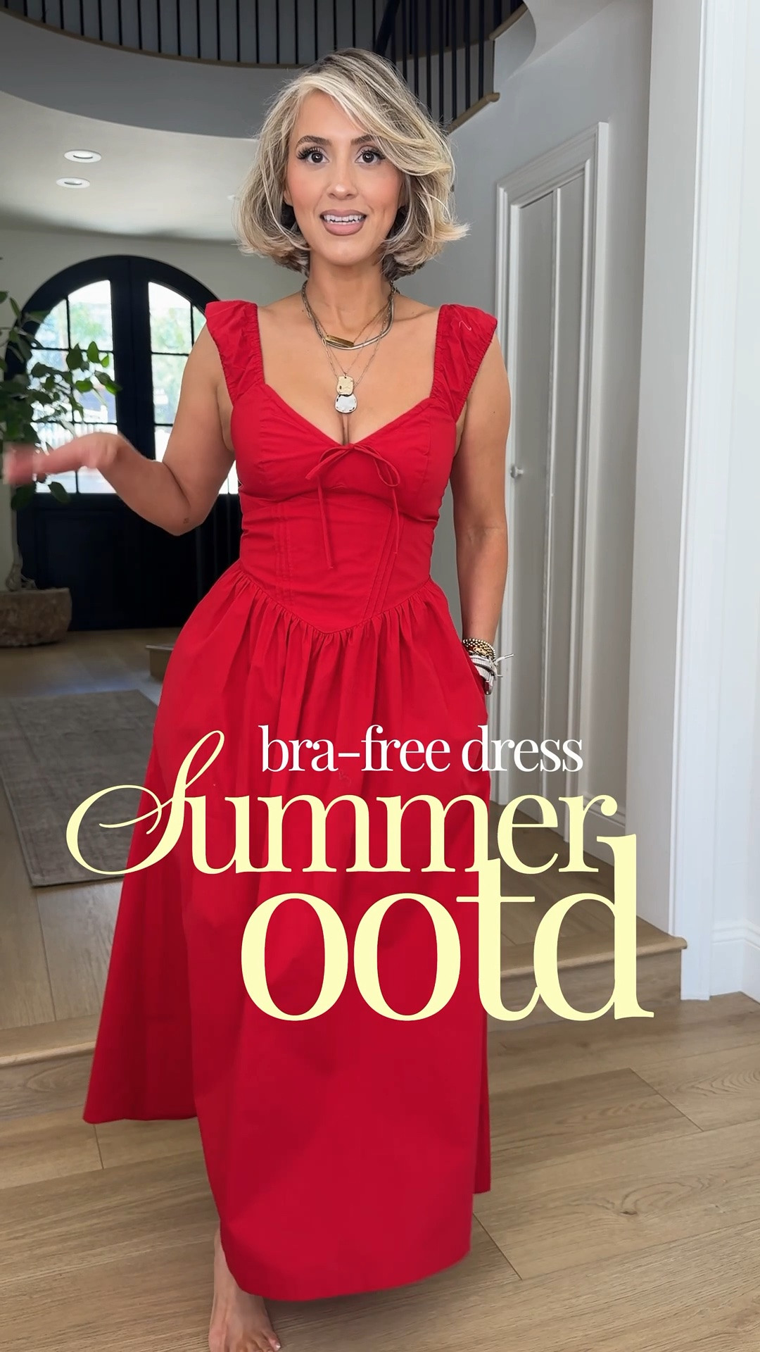 The perfect bra-free + lift dress 😈🌶️ it is so flattering and comfortable! It has mocking in the back and the quality is literally 10 out of 10. I’m wearing an extra small.

#LTKootd #LTKgrwm #LTKU