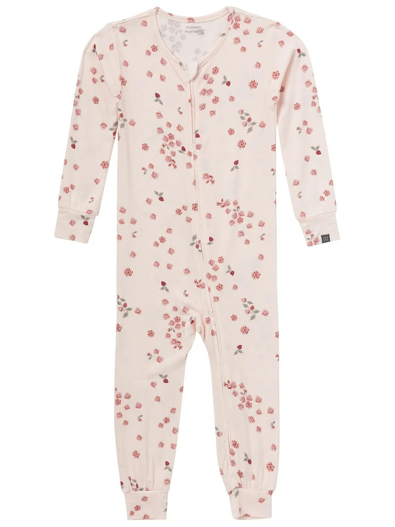 Modern Moments By Gerber Baby and Toddler Neutral Super Soft One-Piece Pajama, Sizes 0/3M - 5T | Walmart (US)