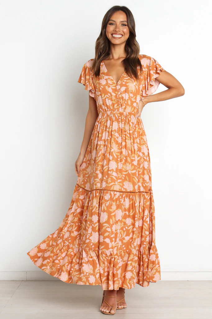 Imogen Dress - Rust | Petal & Pup (US)