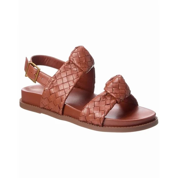 Schutz Kareena Leather Sandal, 8, Brown | Walmart (US)