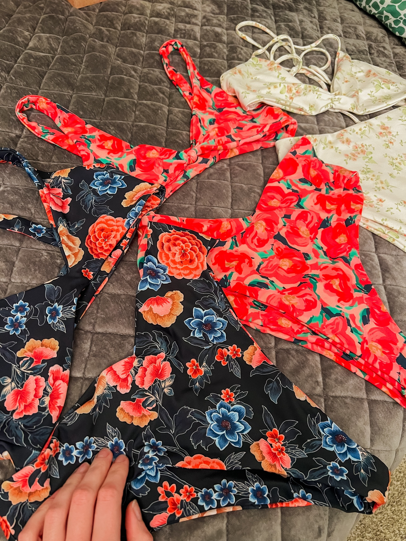 Tis the seasonnn… SWIMSUIT SEASON!!! Will forever stand by my Skatie Swimsuits! Most comfortable  and flattering swimsuits I own! I wear M in both tops and bottom!
My FAVES are the Melly and Salty bottom, and the Penny top! Monroe bottom is good too for fuller coverage!

#LTKSwim #LTKSeasonal