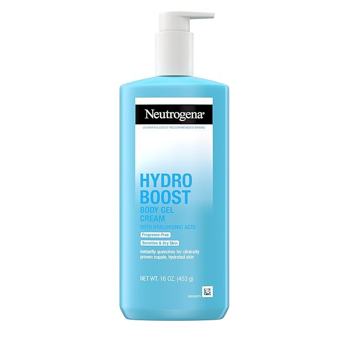 Neutrogena Hydro Boost Body Moisturizing Gel Cream with Hyaluronic Acid, Non-Greasy & Fast Absorb... | Amazon (US)
