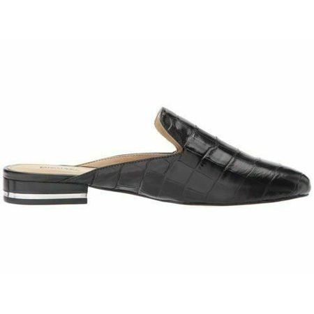 Michael Kors Natasha Embossed Leather Mules Slide On Clog Black Small Heel 6 M New | Walmart (US)