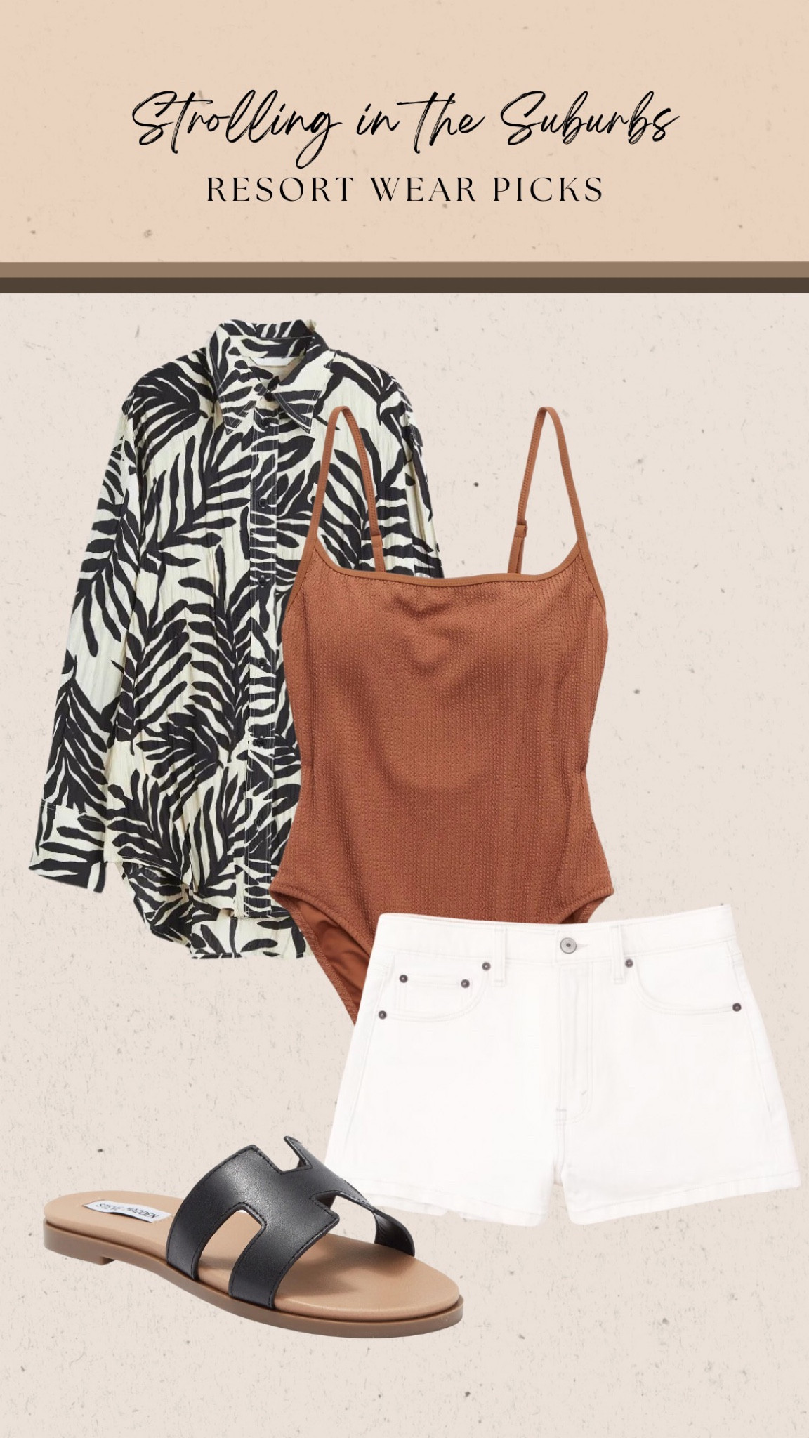 Black, White, Browns.. can’t go wrong! This look will take you from pool side to dinner & drinks! 

#LTKSale #LTKtravel #LTKFind