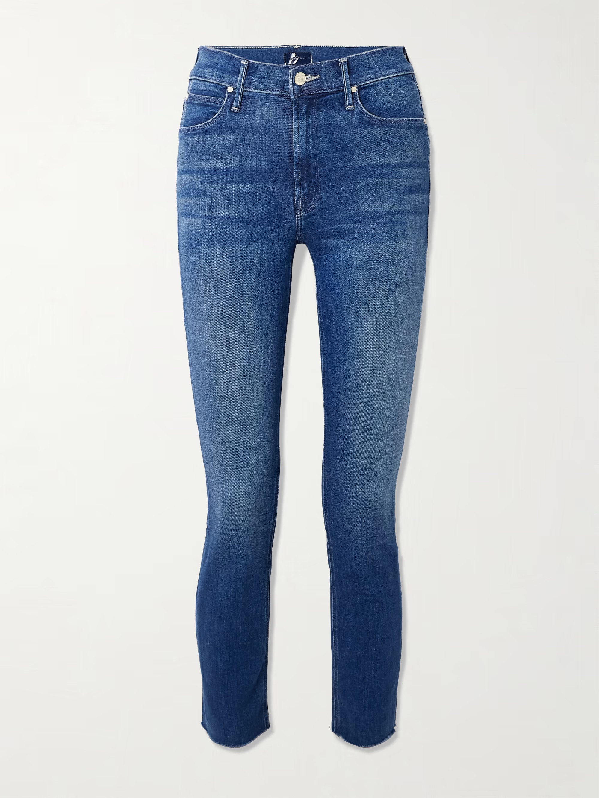 The Dazzler Ankle frayed mid-rise slim-leg jeans | NET-A-PORTER (US)