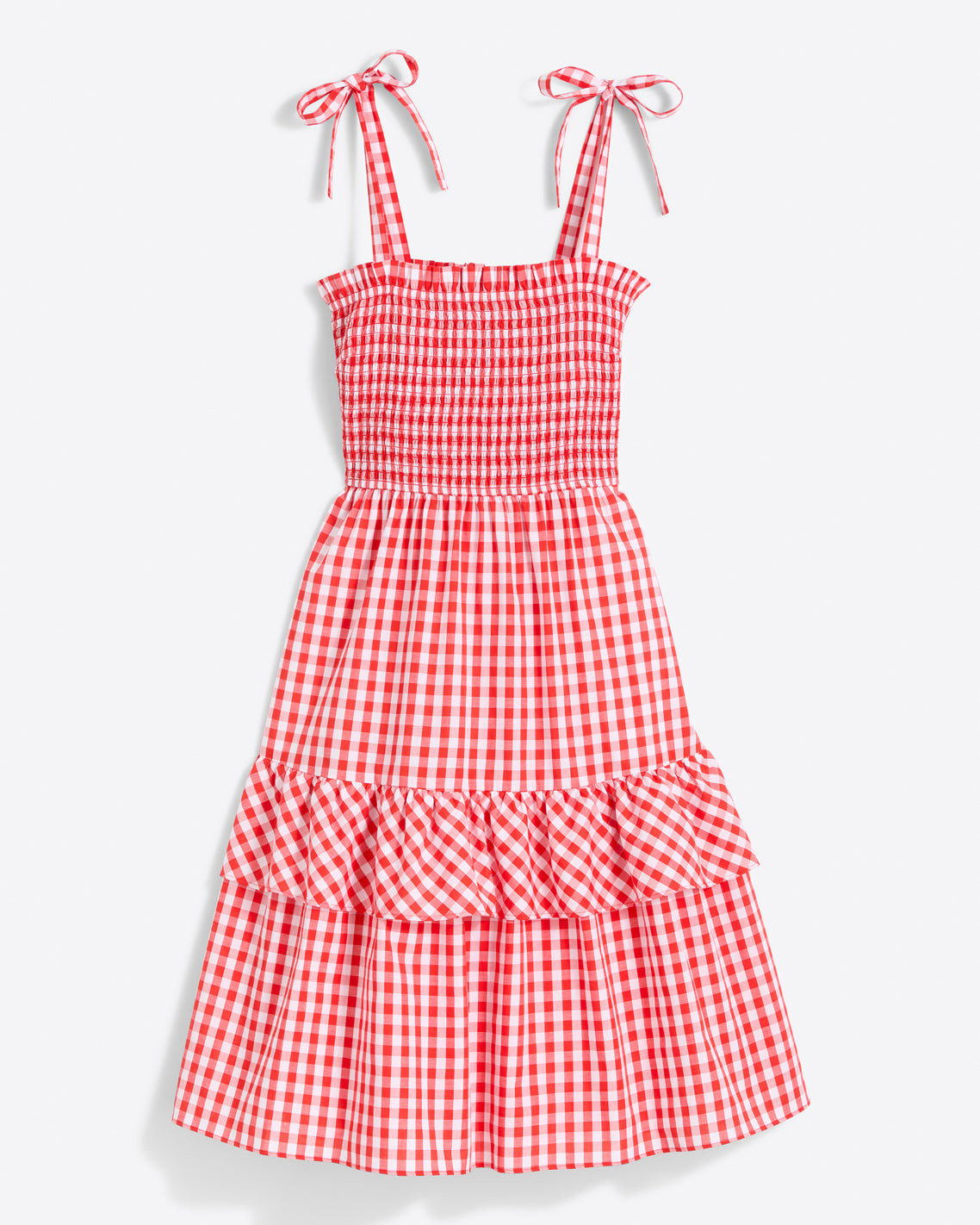 Taylor Dress in Poppy Red Gingham | Draper James (US)