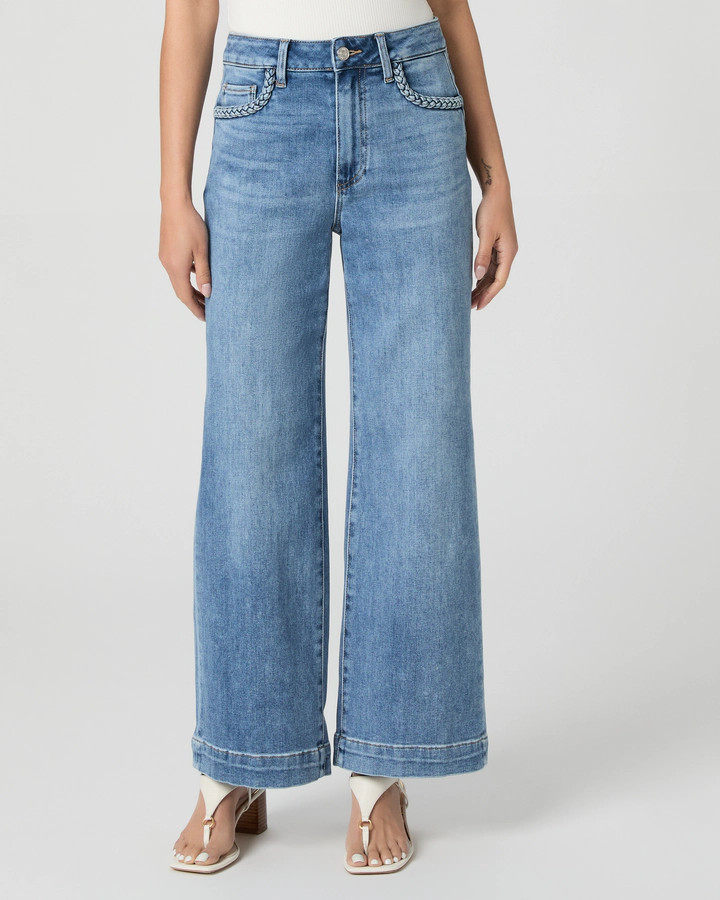 Anessa Petite 28" Wide Leg Jean | Paige