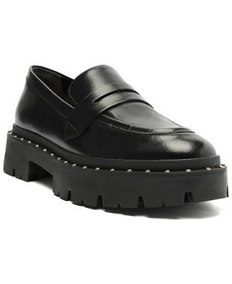 Christie Slip-On Studded Loafers | Macy's